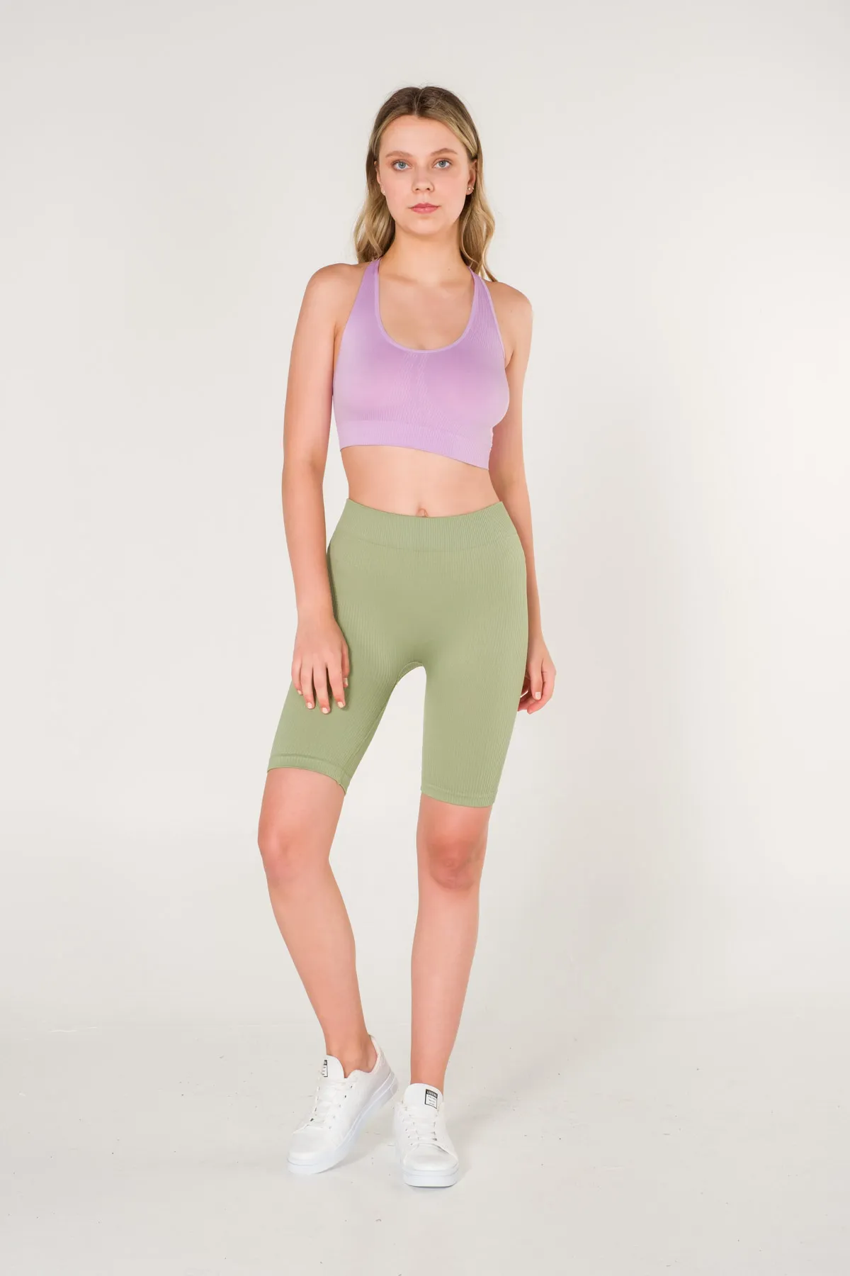 Fitilli Biker Şort 1525